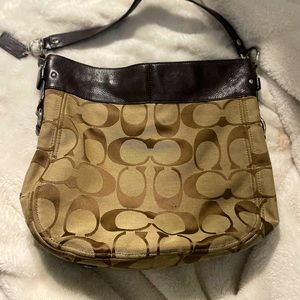 Coach Vintage Brown Logo Bag